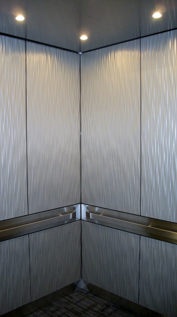 photo of the LU LA Elevator by Canton with modern metal accents