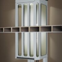 Staying Home residential elevator mid lift