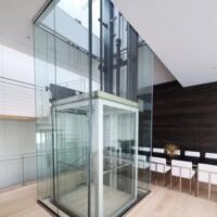 Glass home elevator from Delaware Elevator