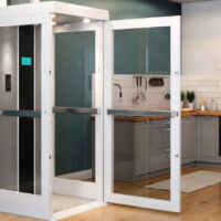 Pollock Residential elevator in a kitchen