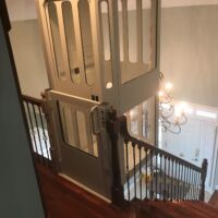 Staying Home Elevator in an entry way